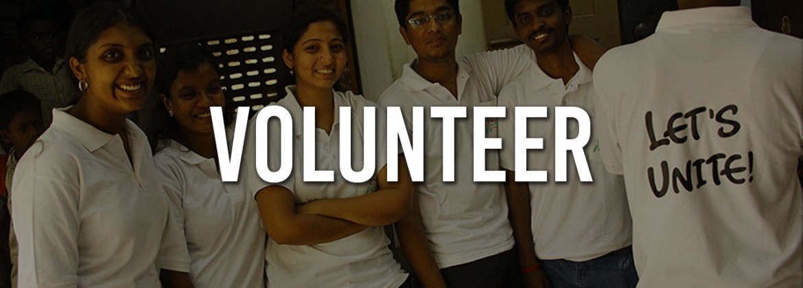 Prayag volunteers standing together in white shirts